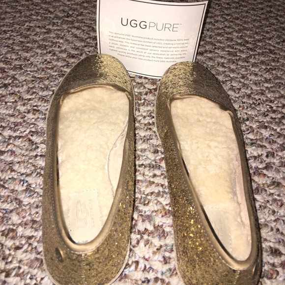 UGG Shoes - UGG gold sequence flats (women)